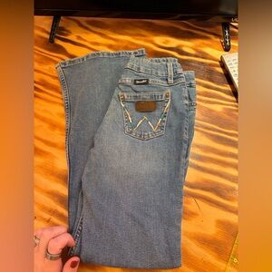 Wrangler Denim Jeans with Embroidered Detail